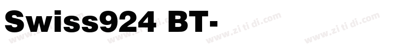 Swiss924 BT字体转换 Swiss924 BT字体转换